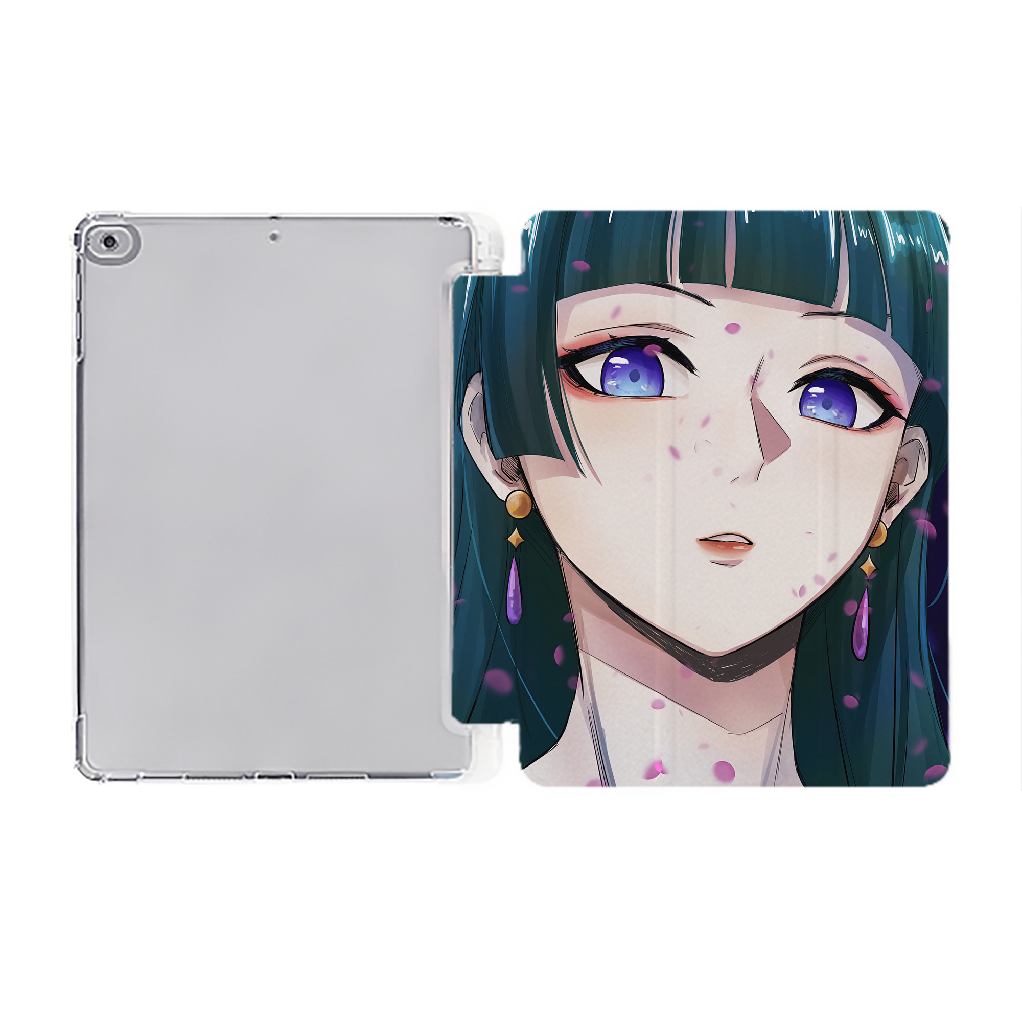 （画像用） 薬屋のひとりごと The Apothecary Diaries IPad ケース ペン収納付き 三つ折りスタンド PUレザー×シリコン 対応機種9.5/10.5/10.9インチ